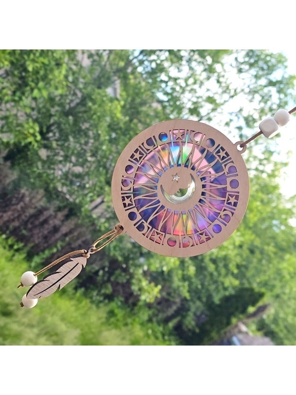 Suncatcher Sun Moon and Stars